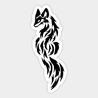 Fox Tribal Tattoo Sticker